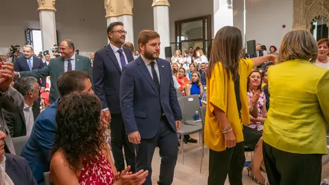 Toledo, 11 de julio de 2023.- El presidente de Castilla-La Mancha, Emiliano Garc&iacute;a-Page, preside acto de toma de posesi&oacute;n de los consejeros del nuevo ejecutivo auton&oacute;mico. (Fotos: A. P&eacute;rez Herrera // JCCM)