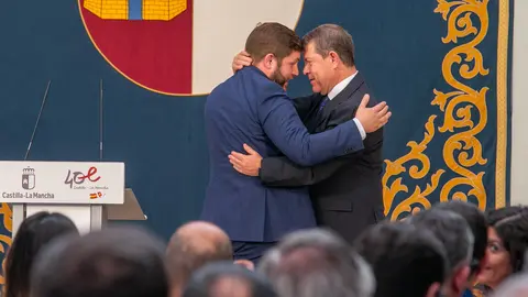 Toledo, 11 de julio de 2023.- El presidente de Castilla-La Mancha, Emiliano Garc&iacute;a-Page, preside acto de toma de posesi&oacute;n de los consejeros del nuevo ejecutivo auton&oacute;mico. (Fotos: A. P&eacute;rez Herrera // JCCM)