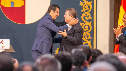 Toledo, 11 de julio de 2023.- El presidente de Castilla-La Mancha, Emiliano Garc&iacute;a-Page, preside acto de toma de posesi&oacute;n de los consejeros del nuevo ejecutivo auton&oacute;mico. (Fotos: A. P&eacute;rez Herrera // JCCM)