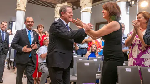 Toledo, 11 de julio de 2023.- El presidente de Castilla-La Mancha, Emiliano Garc&iacute;a-Page, preside acto de toma de posesi&oacute;n de los consejeros del nuevo ejecutivo auton&oacute;mico. (Fotos: A. P&eacute;rez Herrera // JCCM)