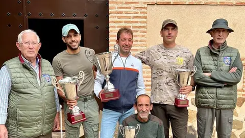 Ganadores del campeonato provincial de caza menor con perro en Ciudad Real 2023