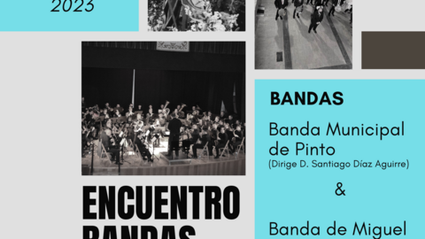 Cartel Encuentro de Bandas Santa Cecilia 2023