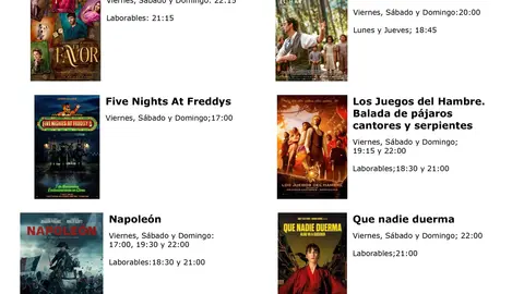 CARTELERA DE MULTICINES CINEMANCHA DEL VIERNES 24 AL JUEVES 3