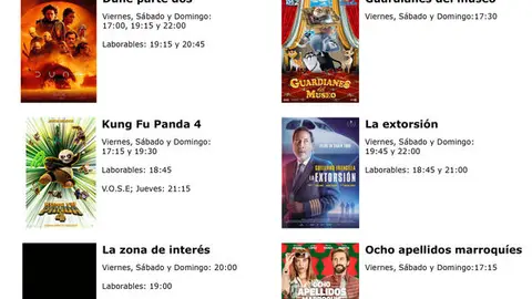 cartelera de cinemancha del viernes 08 al jueves 14 de marzo 