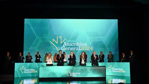 20240426 FOTO CONSEJO RECTOR EUROCAJA RURAL DURANTE LA ASAMBLEA