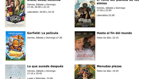 cartelera de cinemancha del viernes 17 al jueves 23 de mayo