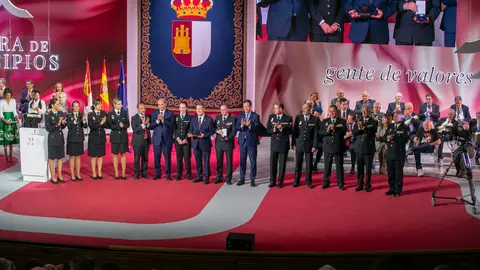 Toledo, 31 de mayo de 2024.- El jefe del Ejecutivo auton&oacute;mico, Emiliano Garc&iacute;a-Page, preside el acto institucional del D&iacute;a de Castilla-La Mancha que se celebra en el Palacio de Congresos &acute;El Greco&acute;. (Fotos:  A. P&eacute;rez Herrera //  JCCM)