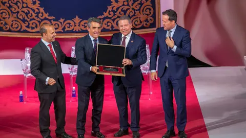 Toledo, 31 de mayo de 2024.- El jefe del Ejecutivo auton&oacute;mico, Emiliano Garc&iacute;a-Page, preside el acto institucional del D&iacute;a de Castilla-La Mancha que se celebra en el Palacio de Congresos &acute;El Greco&acute;. (Fotos:  A. P&eacute;rez Herrera //  JCCM)