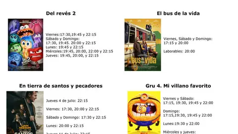 nueva cartelera de cinemancha  DEL  MIERCOLES 03 AL JUEVES 11 DE JUILIO pdf