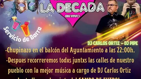 cartel fiesta remember y carnaval de verano