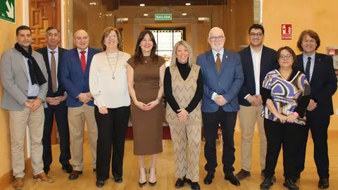 Blanca Fern&aacute;ndez encuentro con medios de comunicaci&oacute;n 1