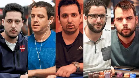 Cinco Jugadores de P&oacute;ker Espa&ntilde;oles