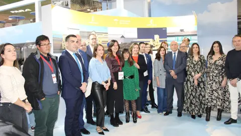 Blanca Fern&aacute;ndez visita Fitur 2