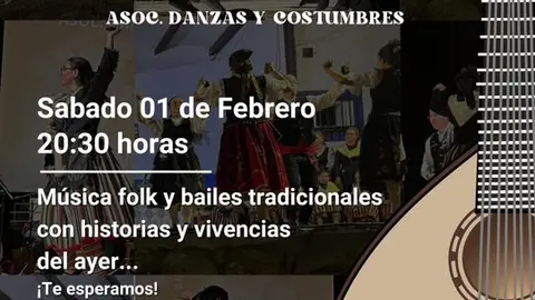 CARTEL M&Uacute;SICA FOLK Y BAILES TRADICIONALES MIGUEL ESTEBAN