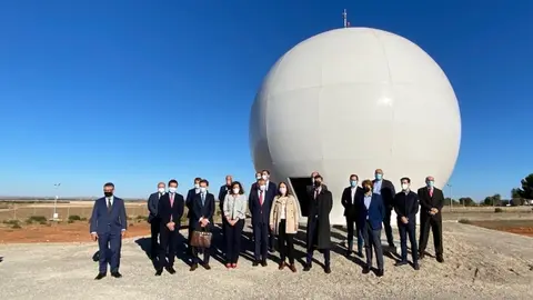 Imagen archivo 2021 - Inauguraci&oacute;n telepuerto Alc&aacute;zar de San Juan