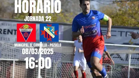 Cartel Pozuelo CF vs Alc+&iacute;zar CFD