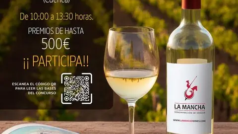Cartel IV Certamen de Tira C&oacute;mica Vinos de La Mancha