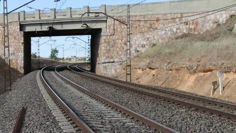 Paso superior en Manzanares