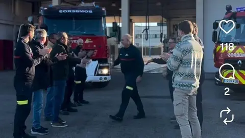 foto bombero jubilado