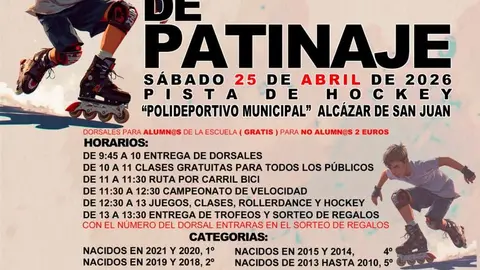 cartel patinaje