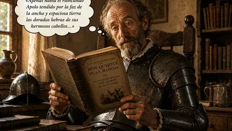 Cuarta pared Quijote leyendo