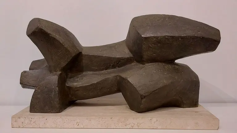 GARC&Iacute;A DONAIRE JOAQU&Iacute;N - TORSO TUMBADO - 28X58X19 - BRONCE