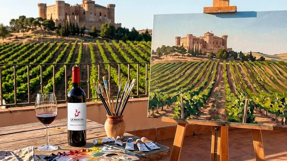IMAGEN PARA NOTA DE PRENSA_VII Concurso de Pintura R&aacute;pida 'Vinos de La Mancha' - copia