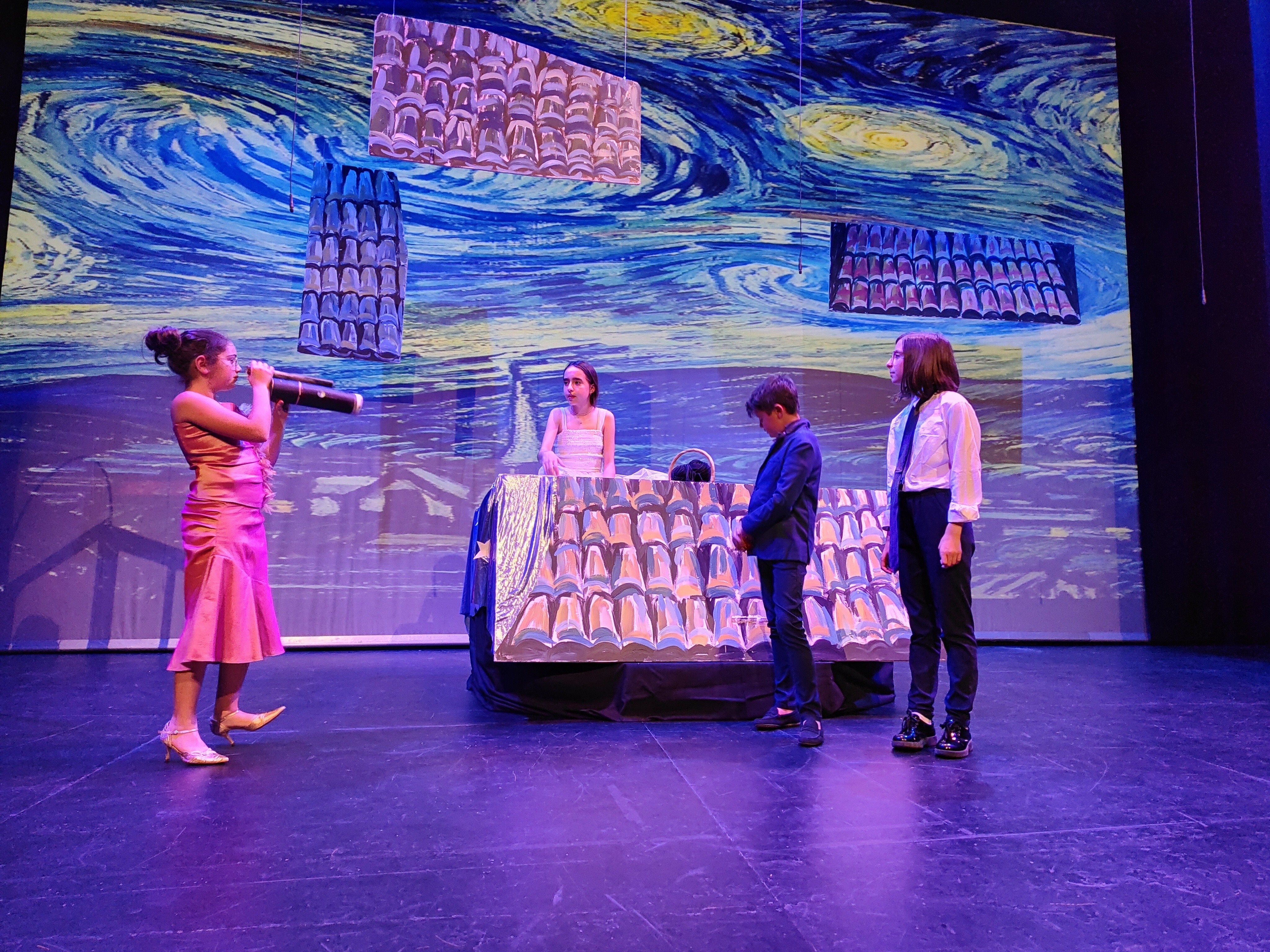 NOCHE DE LUNA CON GATOS