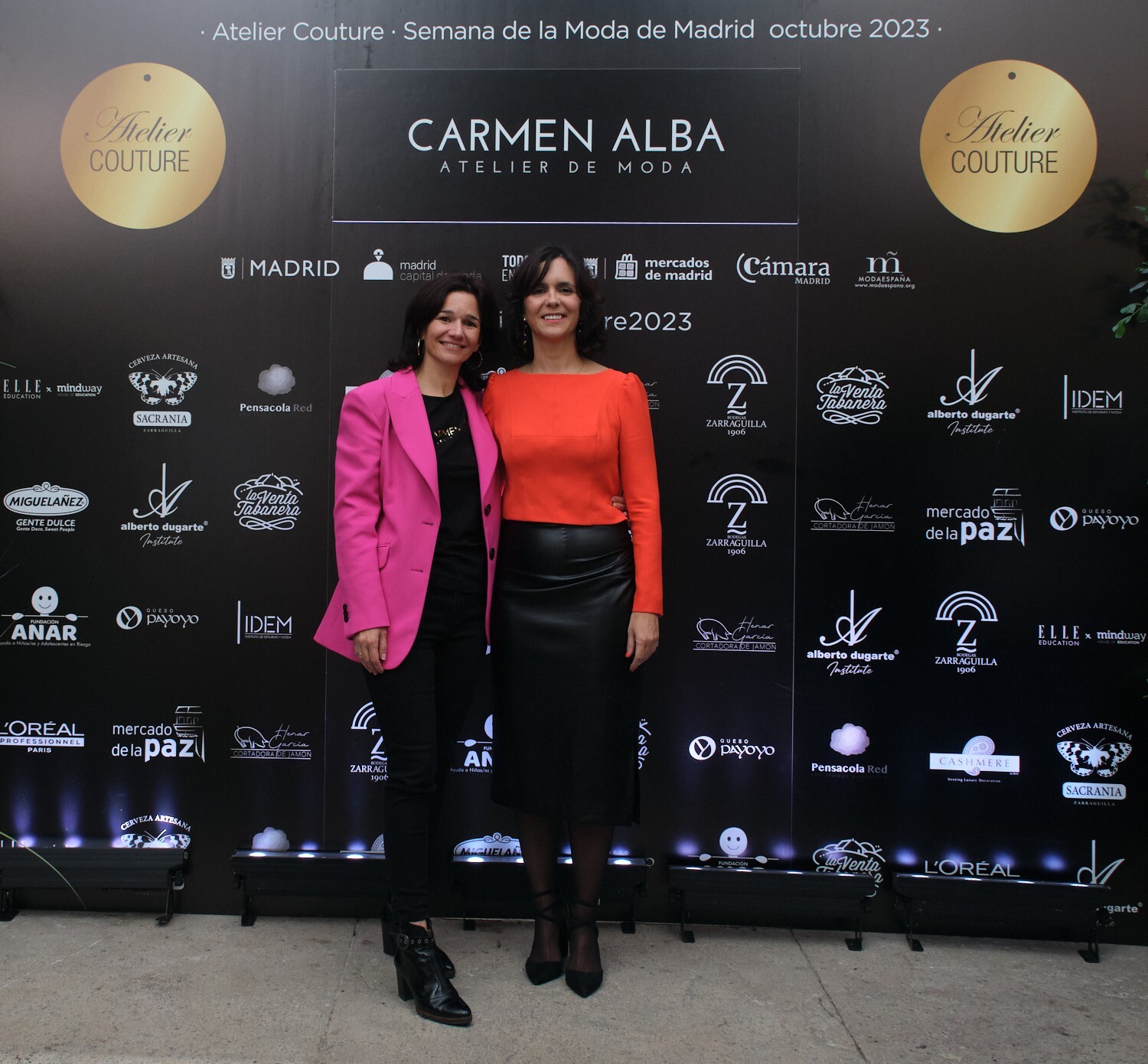 Carmen Cambronero y su compañera Celia