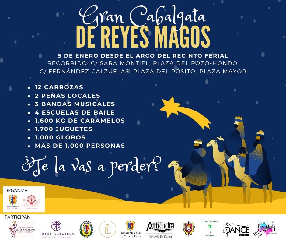 Cabalgata de Reyes 2024 Criptana