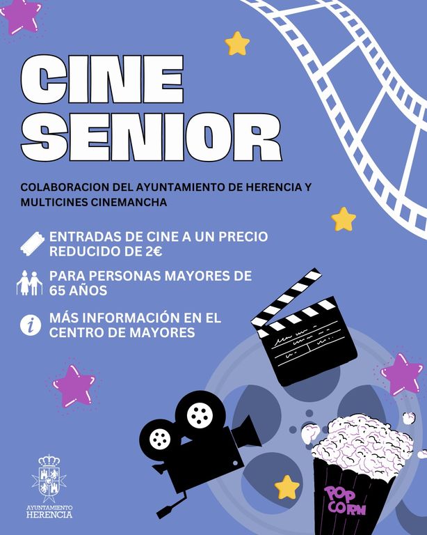 Cartel Cine Senior