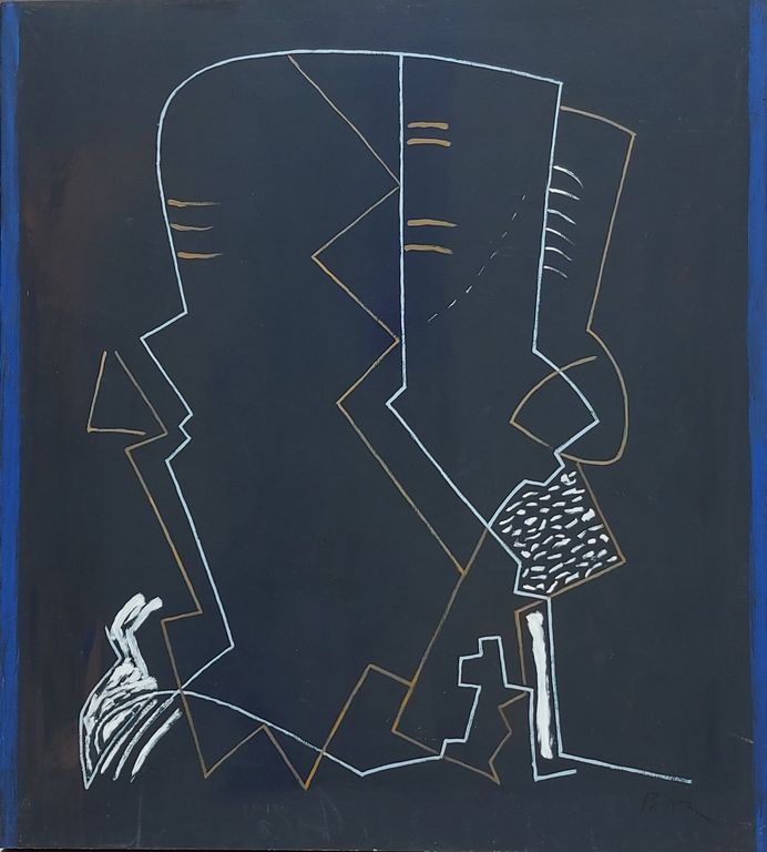 Isidro Parra - Imagenes y semejanzas 35 -  135x121 - Acrílico tabla