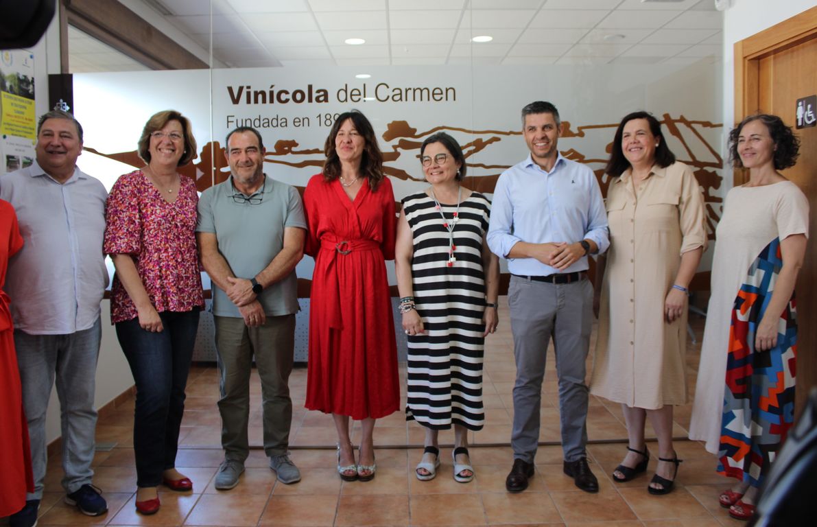 Blanca Fernández visita Vinícola del Carmen 2