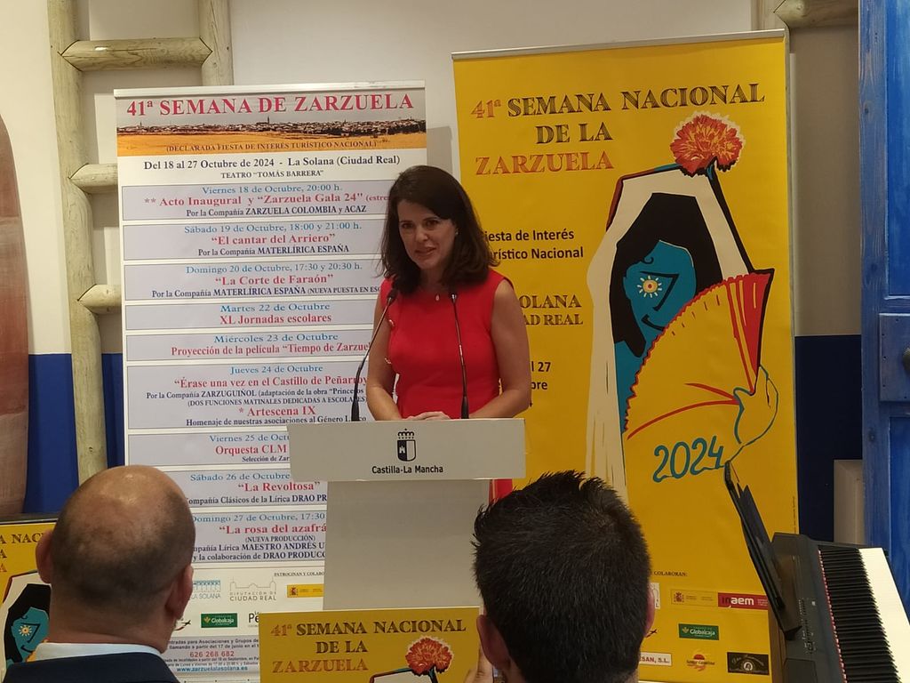 MJesús Pelayo-presentación 41ªSemana Zarzuela en Madrid