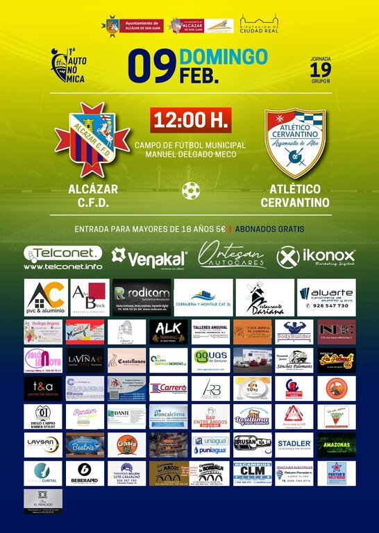 1 cartel Alc+ízar CFD vs Alt+®tico Cervantino