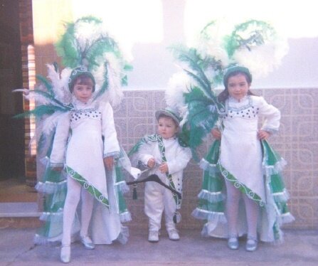 1996. El Buen Humor. 1996 Nobleza Migueleta. Beatriz Lara, Isi Arinero y Patricia