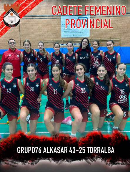 Cadete Femenino Provincial Grupo 76 Alkasar