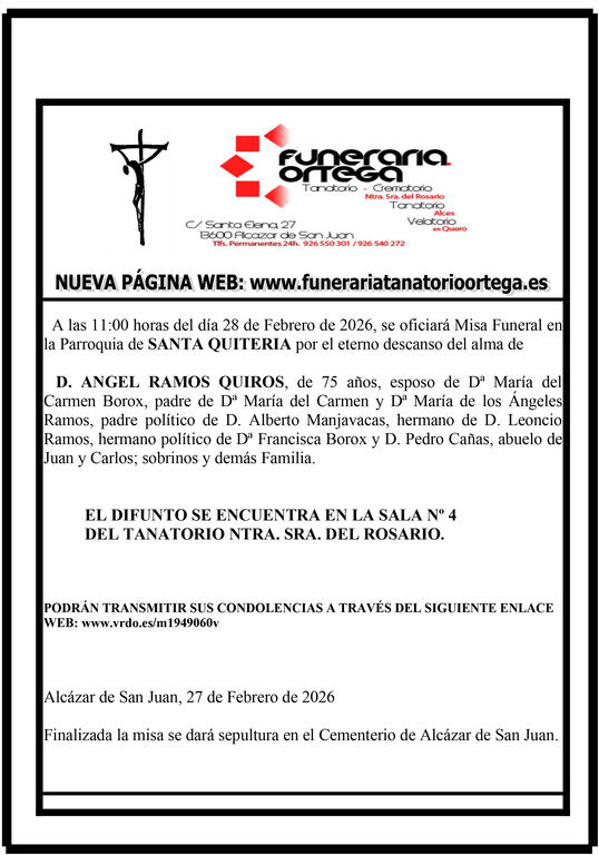 ESQUELA ANGEL RAMOS QUIROS