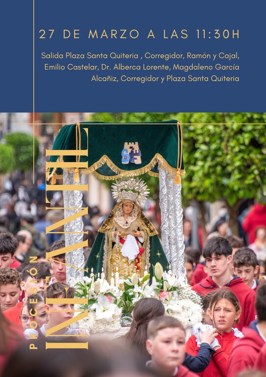 Cartel Semana Santa collage solemne negro y dorado-2