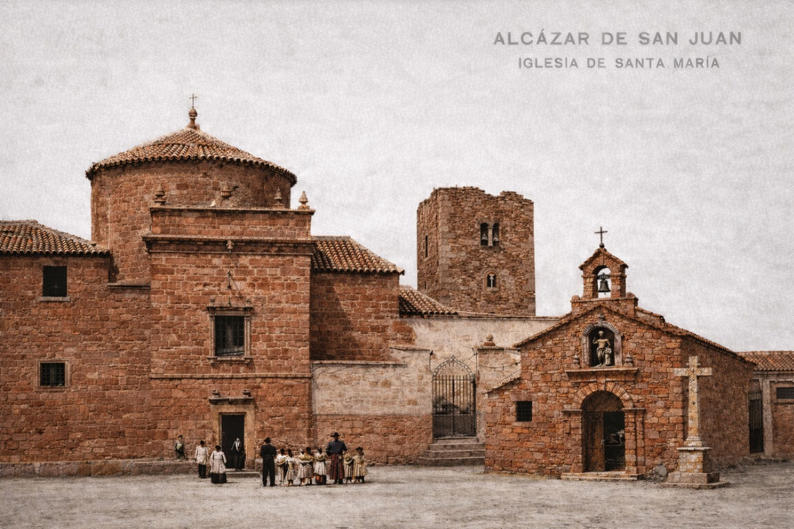 Recreacion_Ermita_ del Santo Ángel Custodio del S_XVIII. Creada con IA.